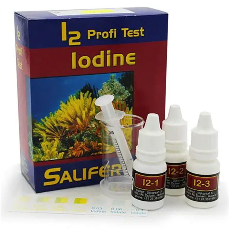Marine Aquarium Water Test Kit - Salifert Iodine I2 Profi-Test - Kit