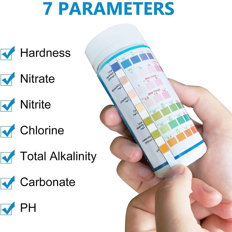 Marine Aquarium Water Test Kit - Strisce reattive per acquari 7 IN