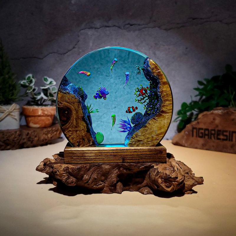 Aquarium & Marine Museum Universiti Malaysia Sabah Kota Kinabalu Sabah Reviews - Lampada da Tavolo in Resina con