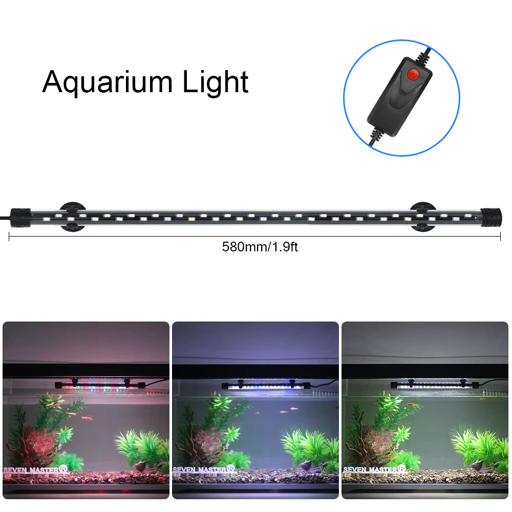 Marine Aquarium Lamp - 58CM Acquario Luce LED Pianta Coltiva