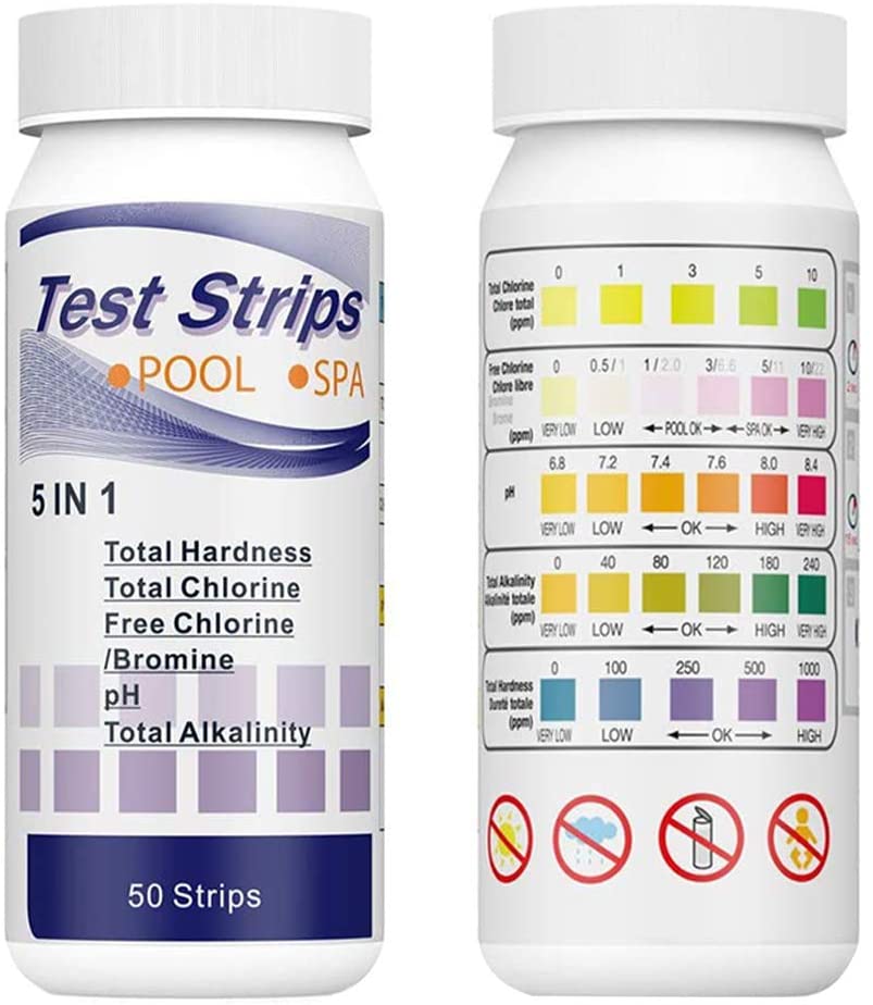 50 pz Multiuso 5 in 1 Strisce  - Marine Aquarium Water Test Kit recensione e prezzo