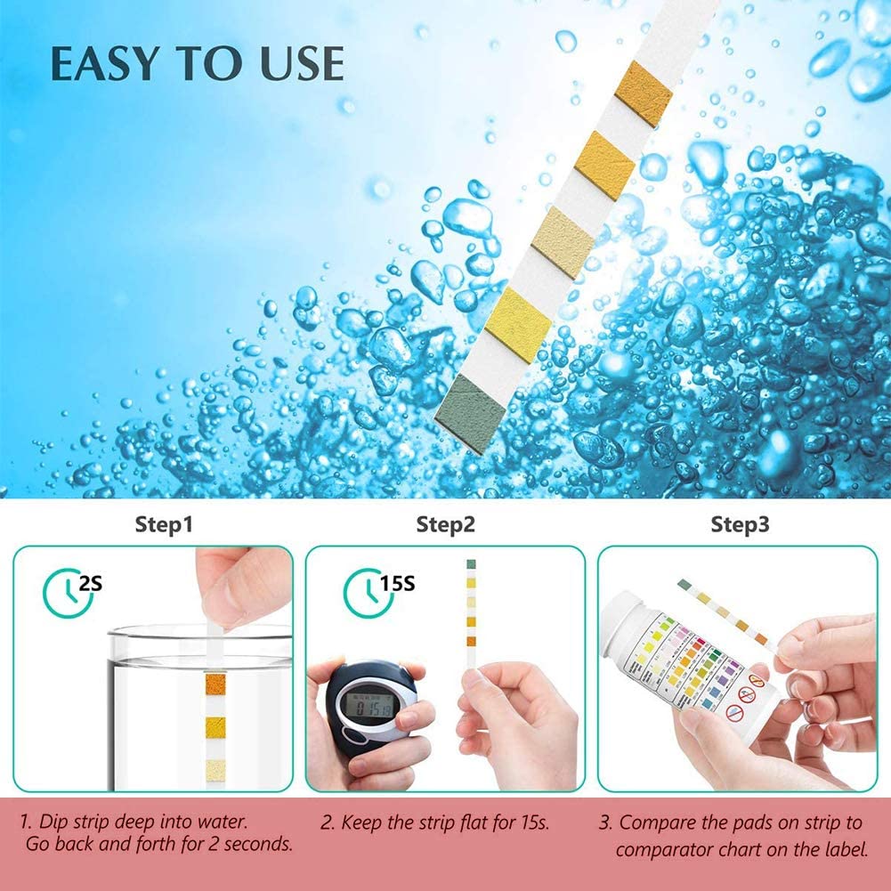 50 pz Multiuso 5 in 1 Strisce  - Marine Aquarium Water Test Kit recensione e prezzo