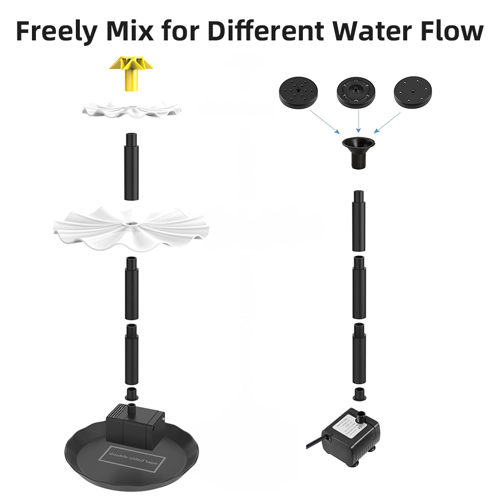 Pompa per fontana solare per v - Marine Aquarium Lamp recensione e prezzo