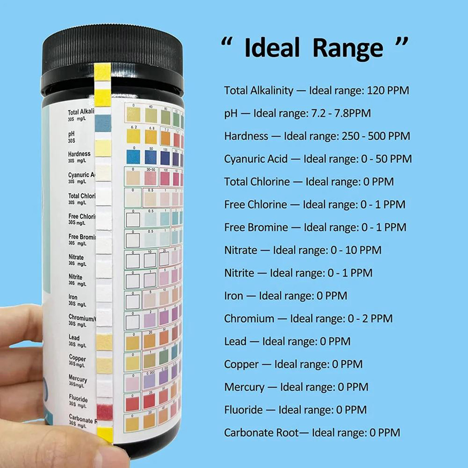 Kit di 16 Strisce per Test del - Marine Aquarium Water Test Kit recensione e prezzo