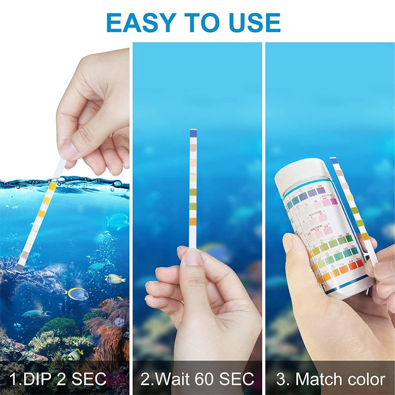 Strisce reattive per acquari 7 - Marine Aquarium Water Test Kit recensione e prezzo