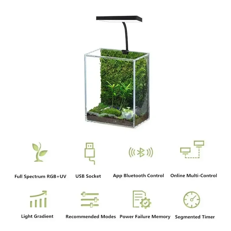 WEEK AQUA Mag Pro USB Nano Lam - Marine Aquarium Lamp recensione e prezzo