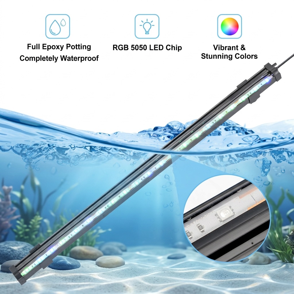 Lampada LED USB per Acquario c - Marine Aquarium Lamp recensione e prezzo