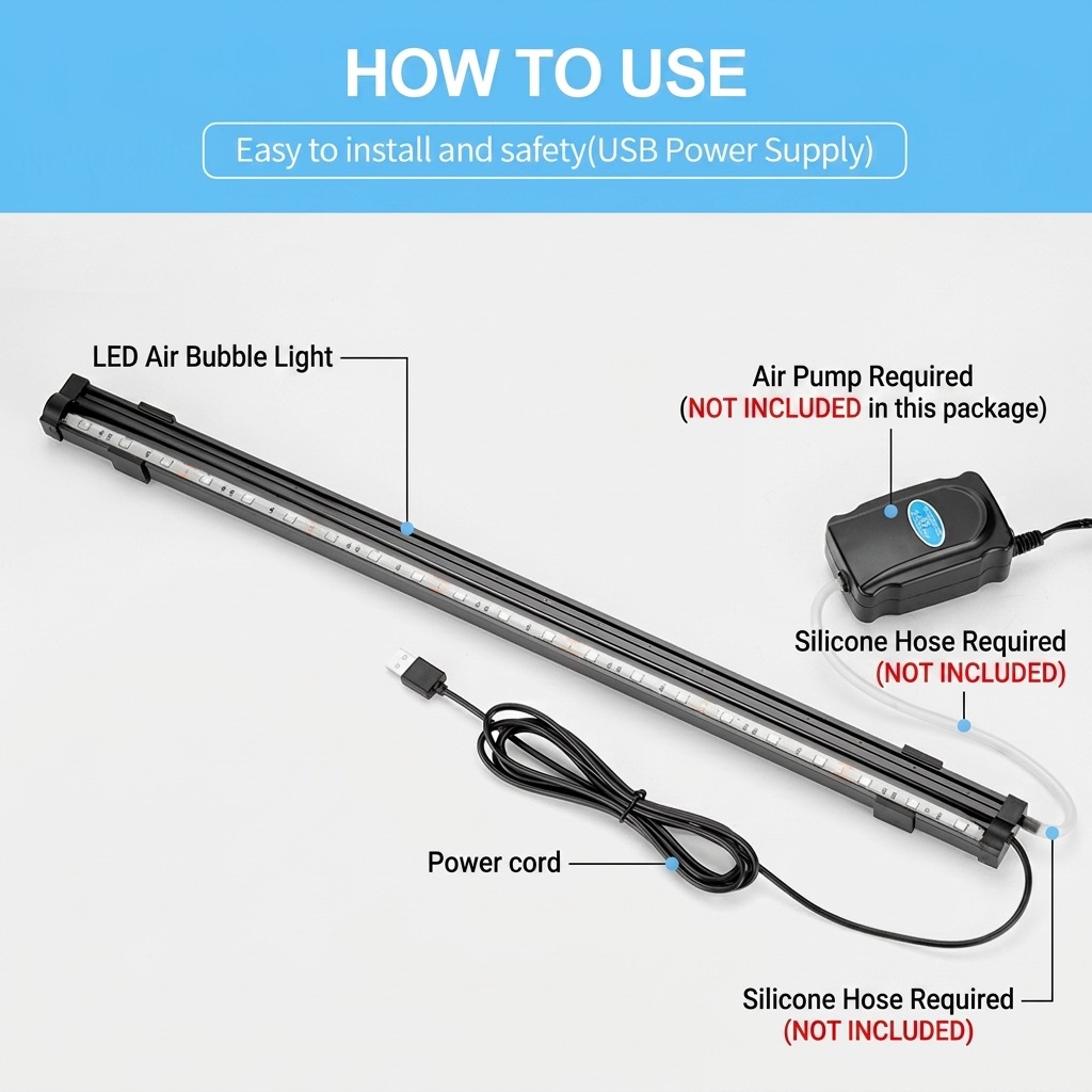Lampada LED USB per Acquario c - Marine Aquarium Lamp recensione e prezzo