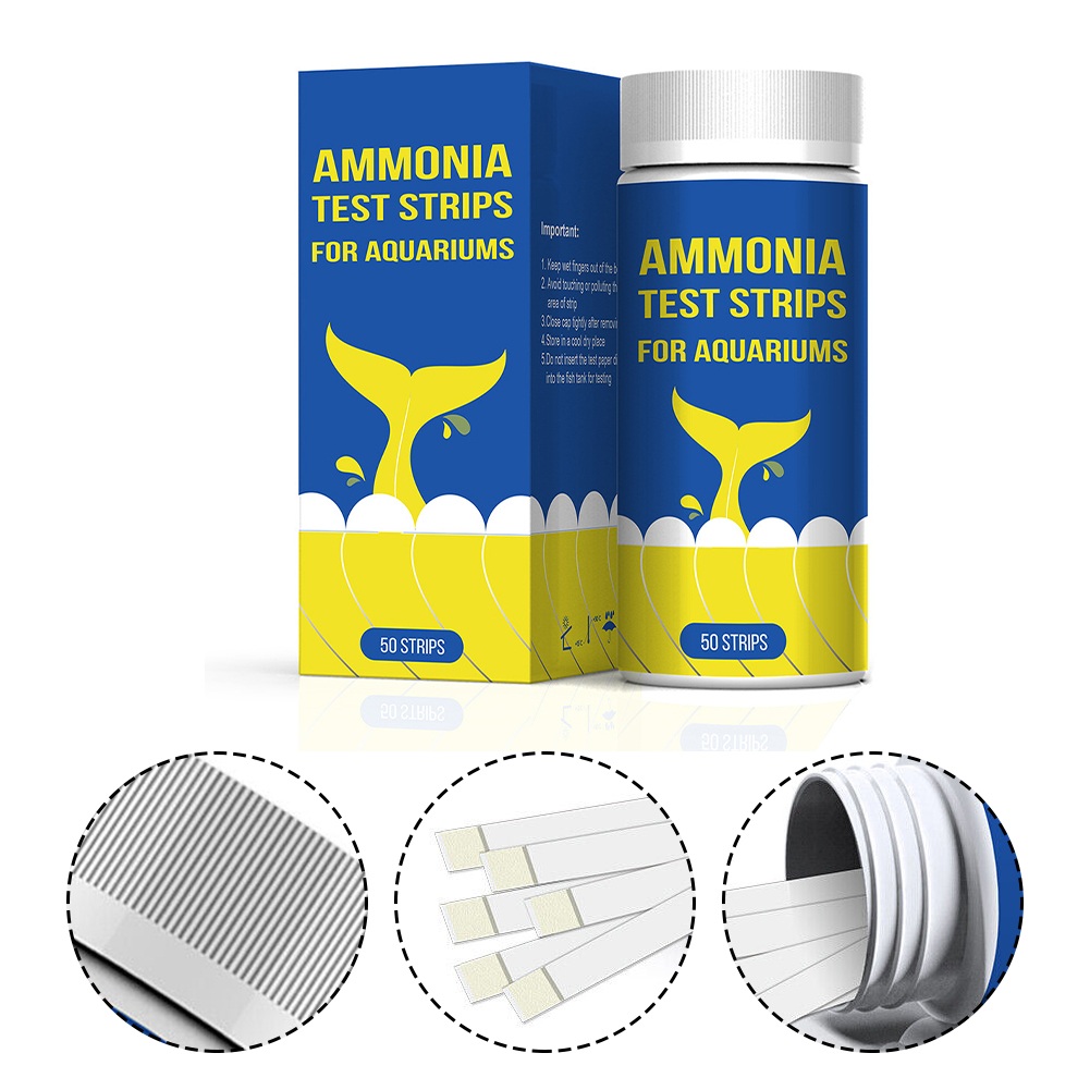 50Pc Ammoniaca Azoto Strisce r - Marine Aquarium Water Test Kit recensione e prezzo